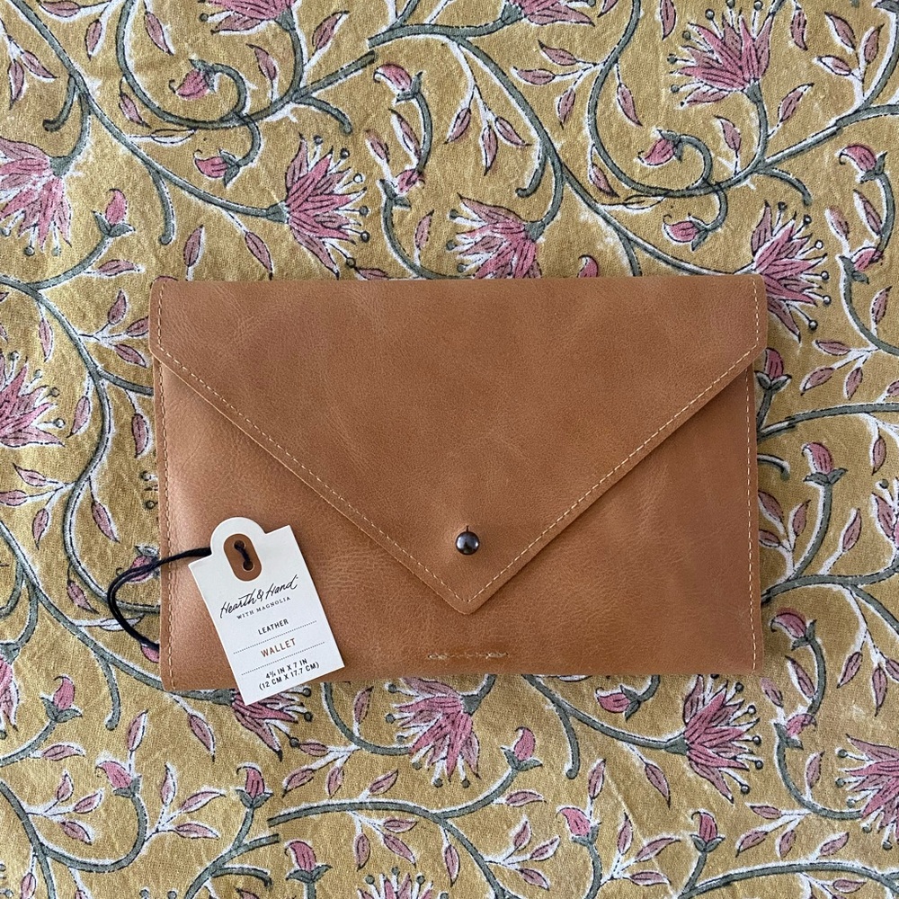 Hearth & Hand Tan Leather Wallet